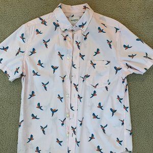 Men's Goodfellow Button Up - Light Pink MEDIUM